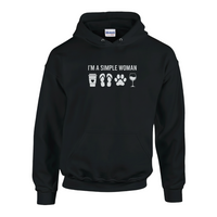 Load image into Gallery viewer, "I'm a Simple Woman" - Hoodie